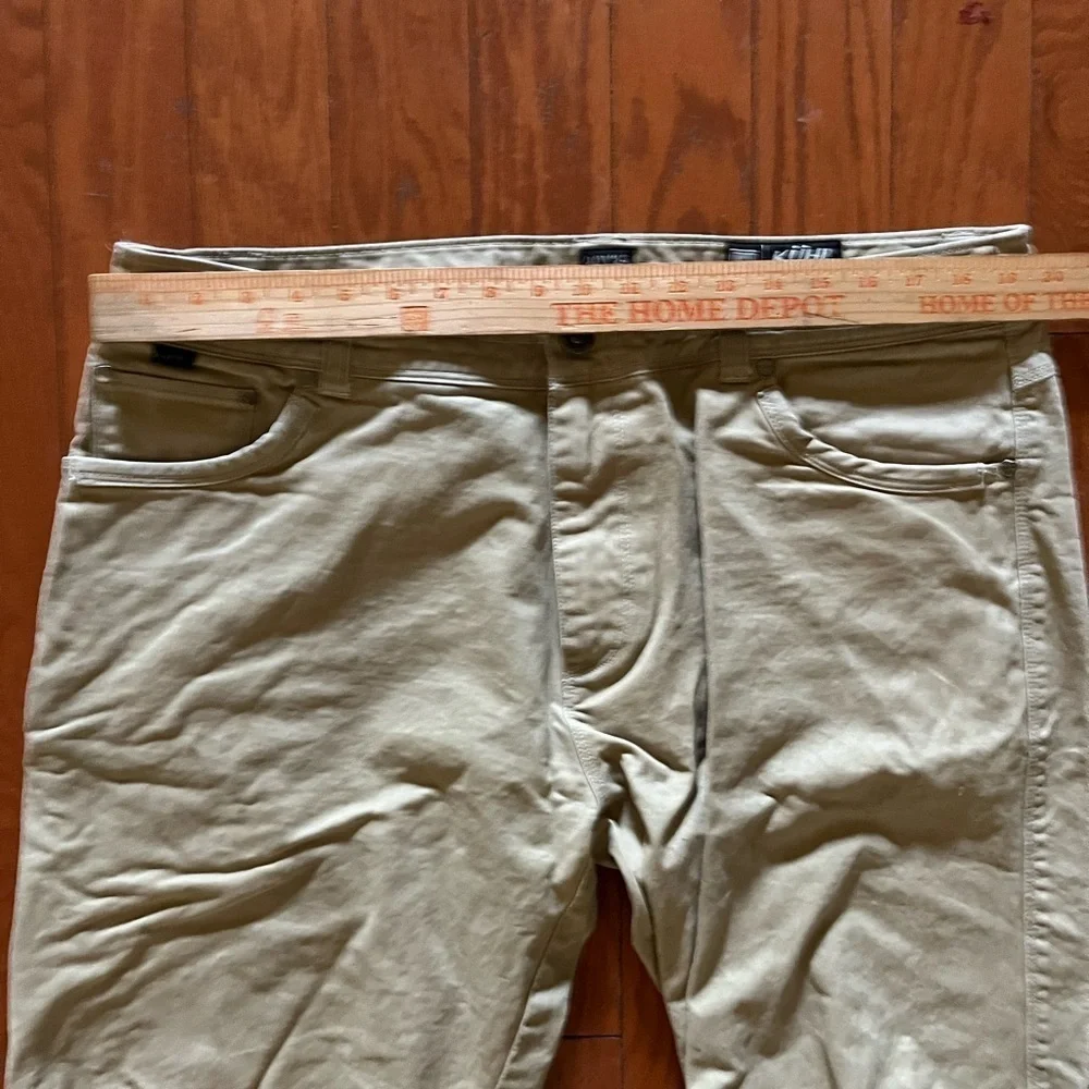 Mens KUHL Khaki Pants Straight Leg 38 X 32
